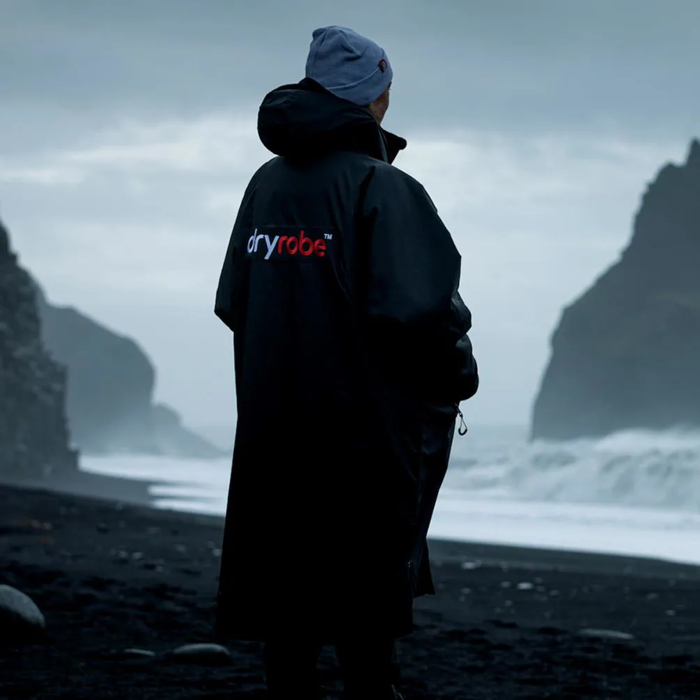 dryrobe Advance Long Sleeve Changing Robe - Black / Grey Extra Image 6